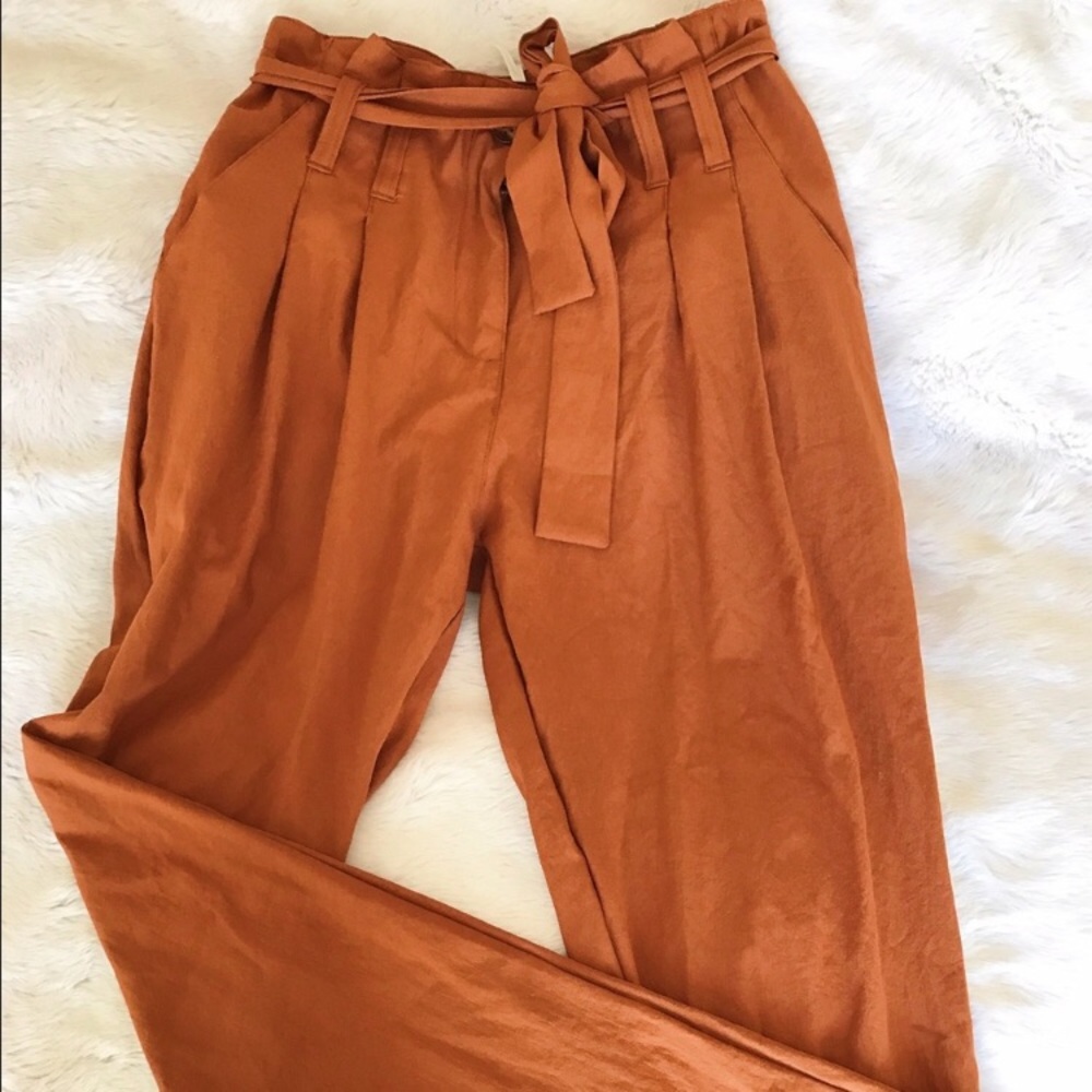 Rust Soft Silky pants